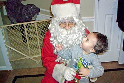 Santa visit photos © Linda Velazquez 2009