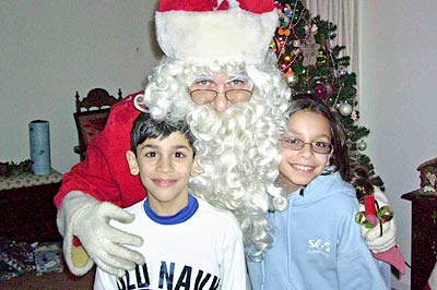 Santa visit photos © Linda Velazquez 2009