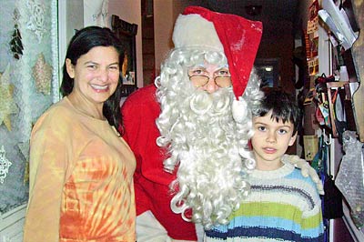 Santa visit photos © Linda Velazquez 2009