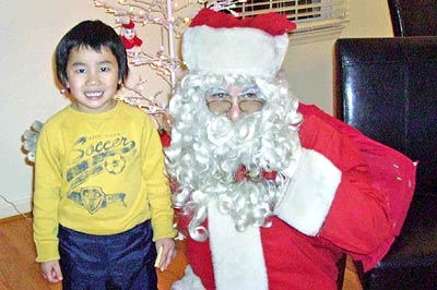 Santa visit photos © Linda Velazquez 2009